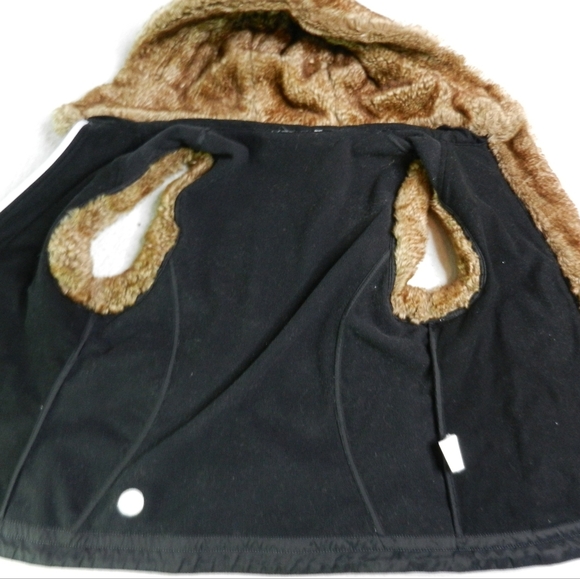 Marmot Windstopper Vest Womens White Fleece Softshell Fur Hood Winter Size Small - Picture 6 of 11